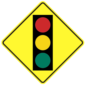 Idaho-traffic signal ahead