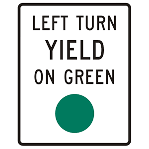 california-left turn yield on green