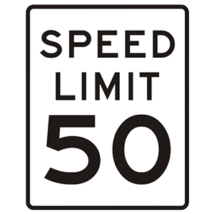 connecticut-speed limit 50