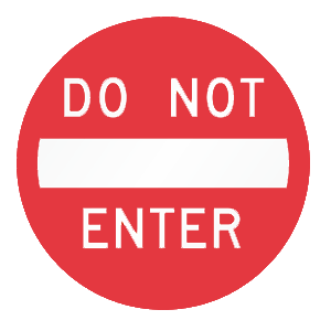 georgia-do not enter