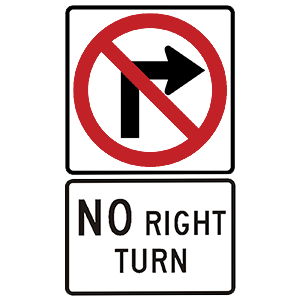 georgia-no right turn