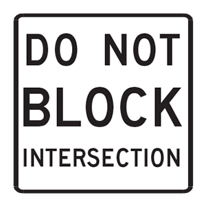 indiana-do not block intersection