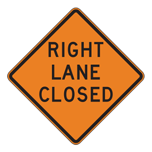 indiana-right lane closed