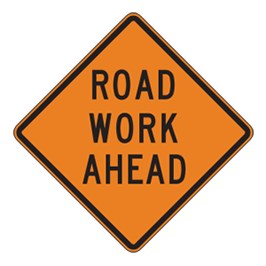 indiana-road work ahead