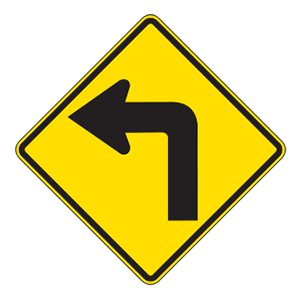 indiana-sharp turn slow down