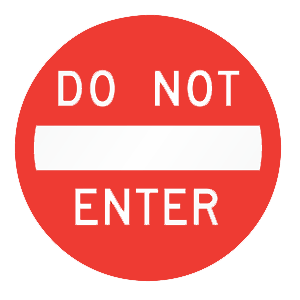 This Sign Is Used To Prevent