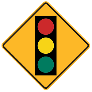 new-york-traffic signal ahead