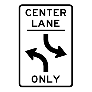 pennsylvania-center turn lane