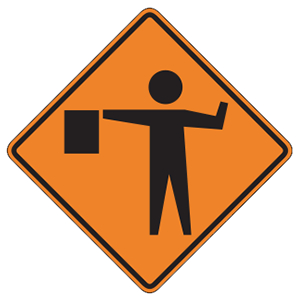 pennsylvania-flagger ahead