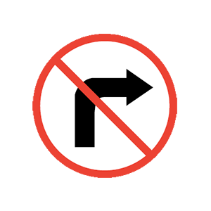 Idaho-no right turn