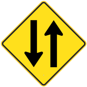 california-two way traffic
