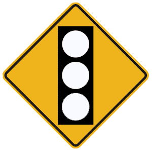 pennsylvania-traffic signal ahead blank