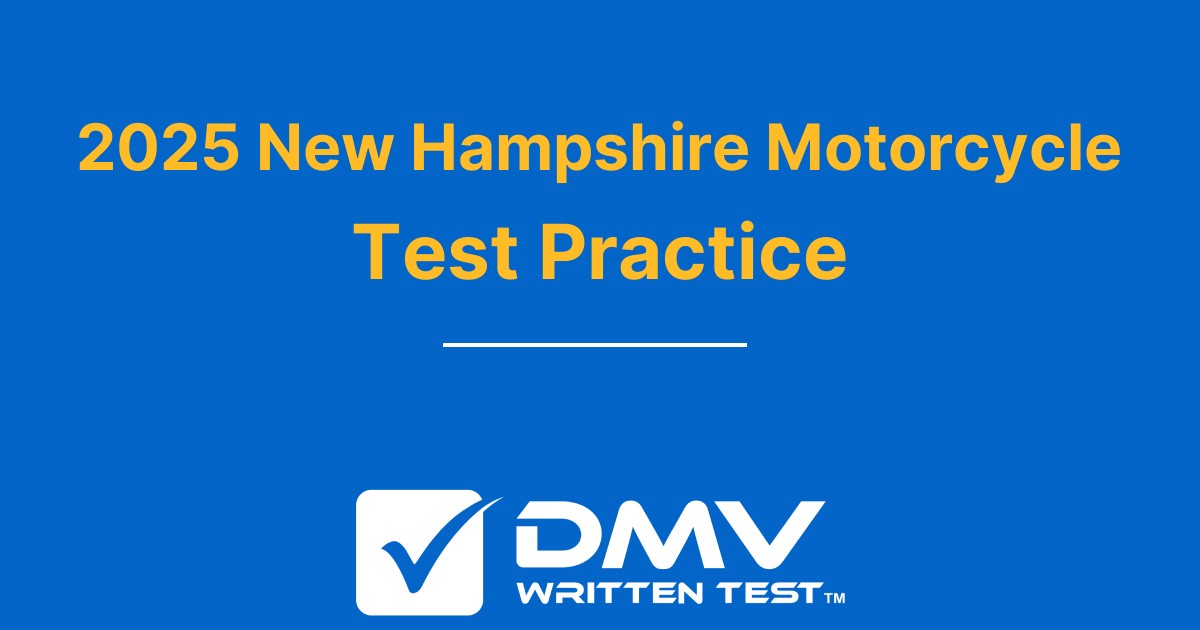 DMV Written Test 2024 New hampshire DMV Motorcycle Practice Test