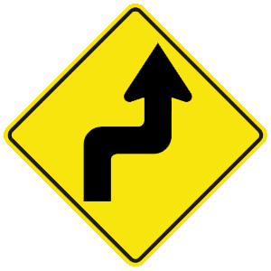 virginia-sharp turn right